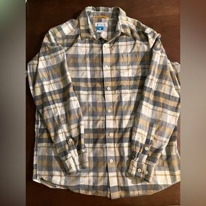 Columbia Sportswear Company Men’s plaid button down long sleeve shirt